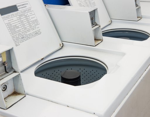 line of commercial laundry machine