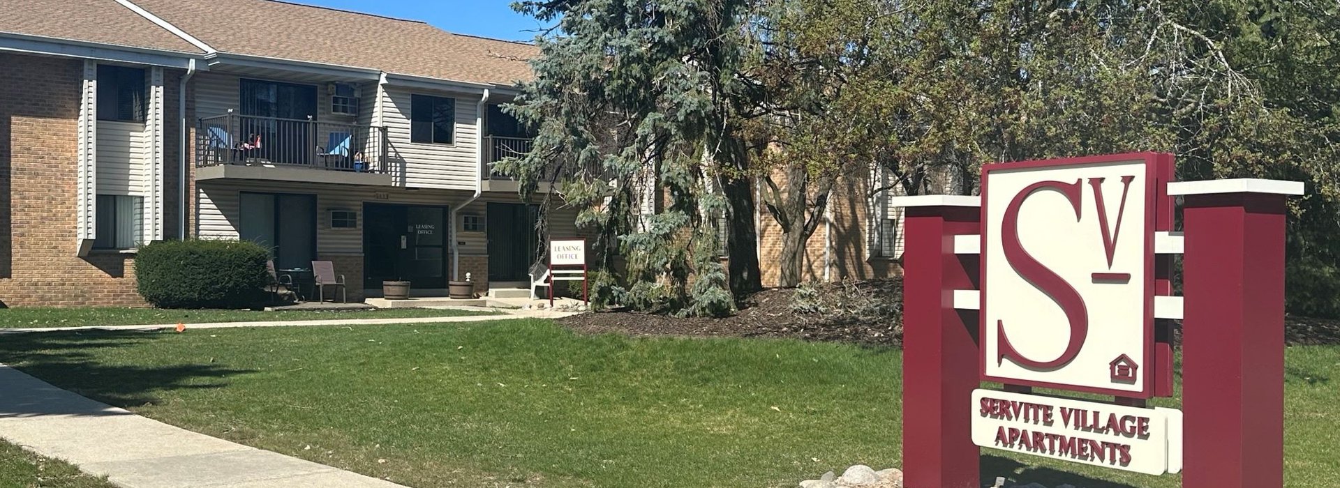 exterior view at Servite Village Apartments